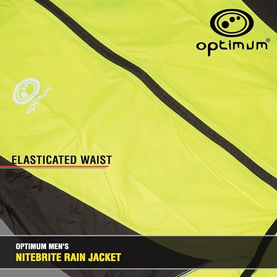 Ultimate Showerproof Nitebrite Cycling Rain Jacket - Optimum