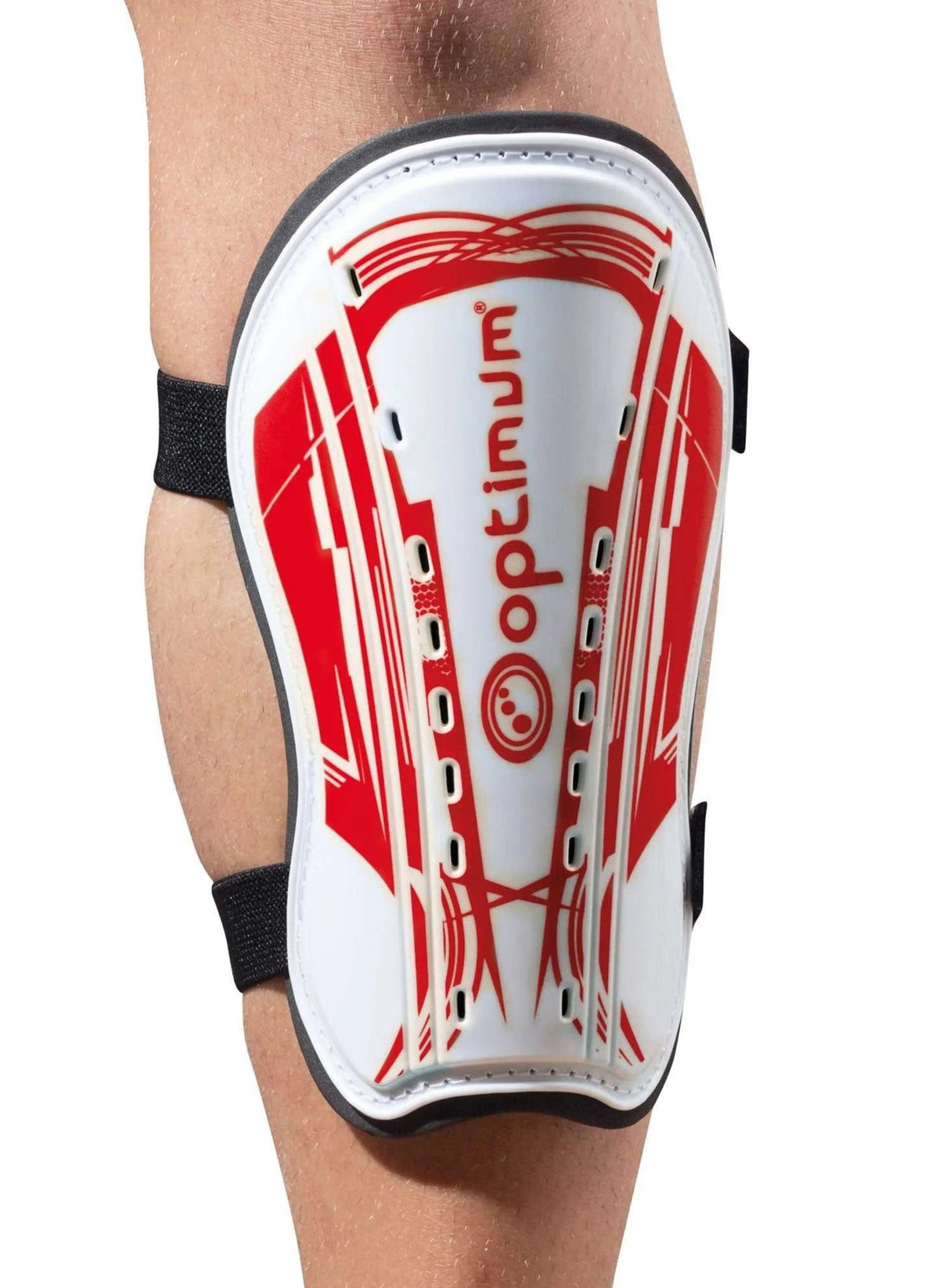 Velocidade Shin Guards - Red - Optimum