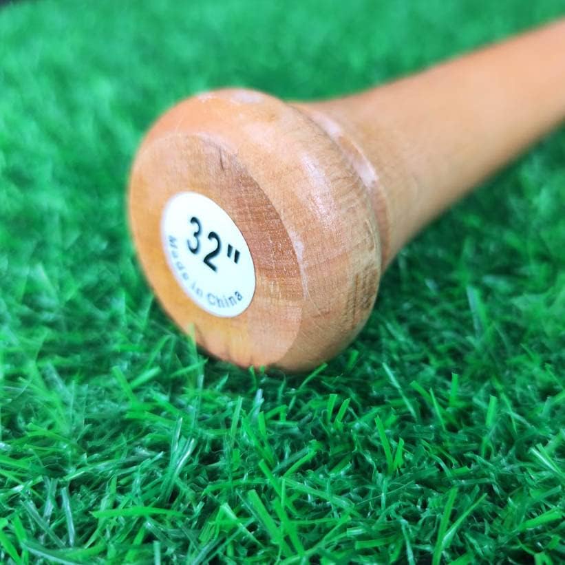 Velocity 32" Beech Wood Baseball Bat – Lightweight, Good Control - Optimum