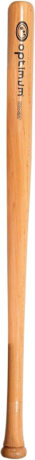 Velocity 32" Beech Wood Baseball Bat – Lightweight, Good Control - Optimum